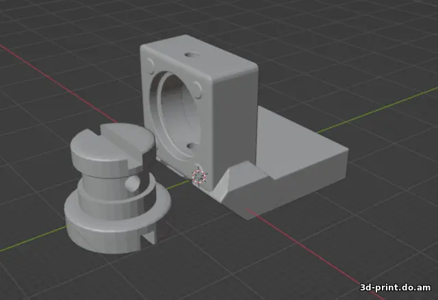 3D-модель "Натяжитель лески для рулонных штор" 3D-модель "Натяжитель лески для рулонных штор"