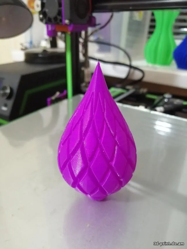 3D-модель "Елочная игрушка - конусная шишка"