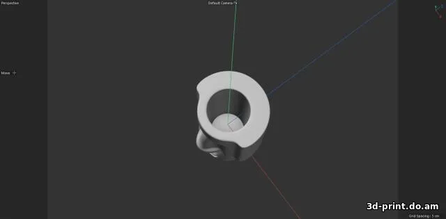 3D-модель "Ваза в виде головы с острова Пасхи"