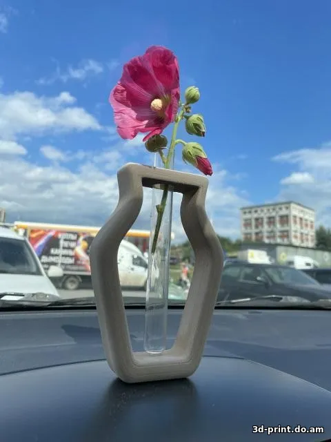 3D-модель "Ваза 2 с использованием пробирки"