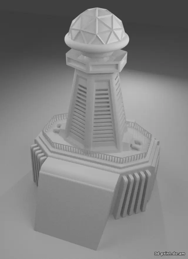 3D-модель "Sci-fi здание" 3D-модель "Sci-fi здание"