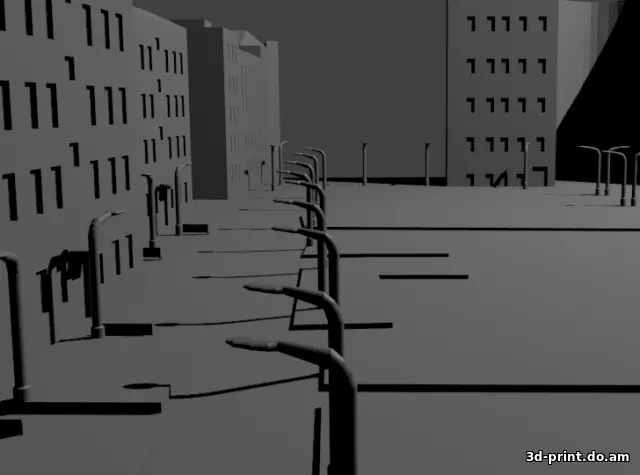 3D-модель "Проект городка"