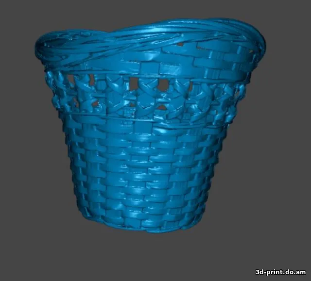3D-модель "Маленькая плетенная корзинка"