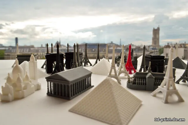 3D-модель "Набор парижской архитектуры"