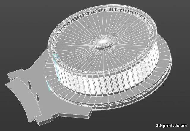 3D-модель "СКК Петербургский"