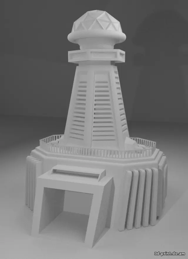3D-модель "Sci-fi здание"