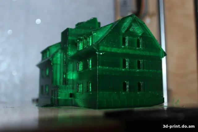 3D-модель "Трех этажный дом из села Гальбштадт"