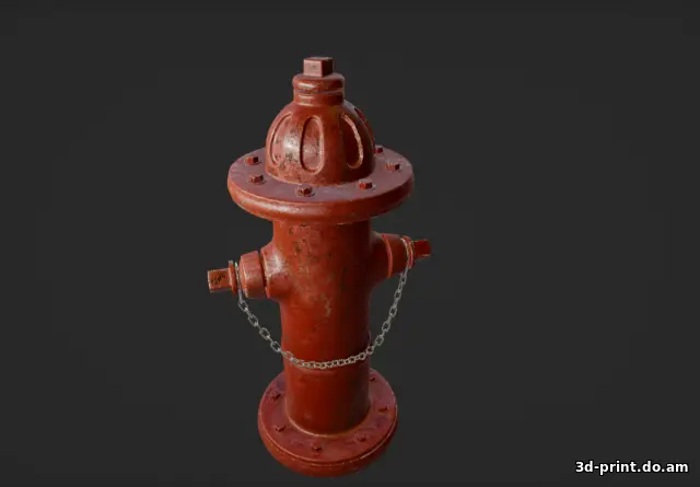 3D-модель "Пожарный гидрант"