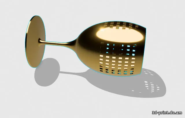 3D-модель "Бокал декоративный"
