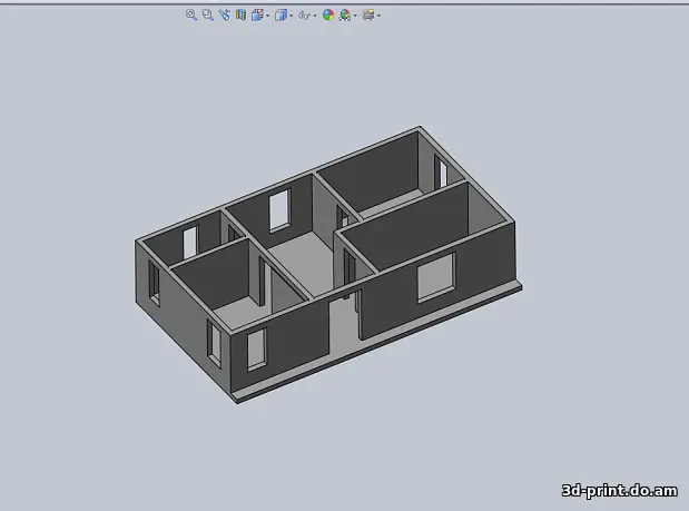 3D-модель "Модель квартиры / дома"