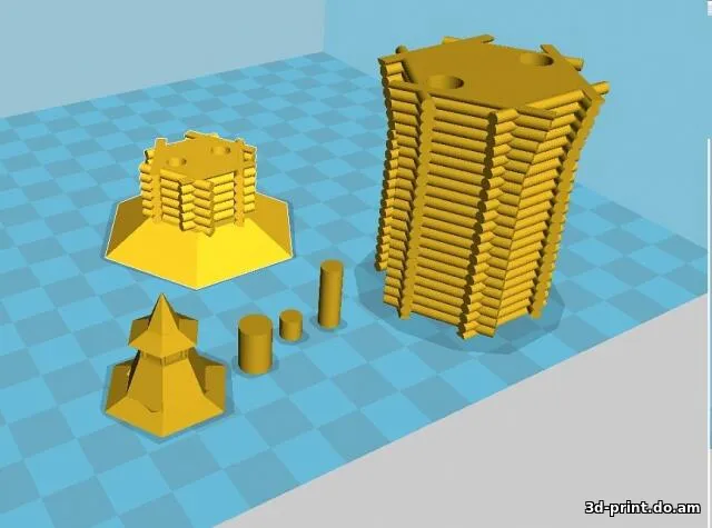 3D-модель "Сторожевая башня"