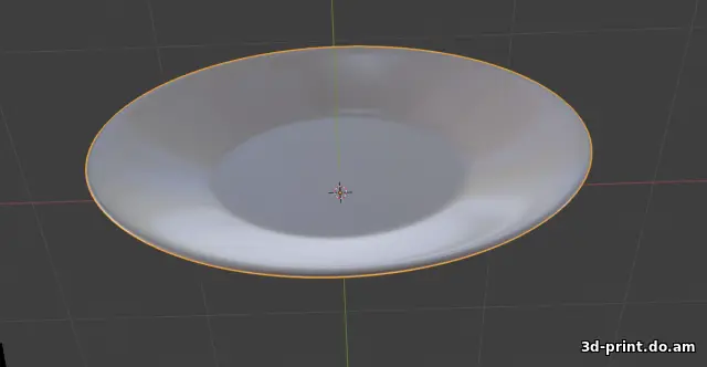 3D-модель "Тарелка"