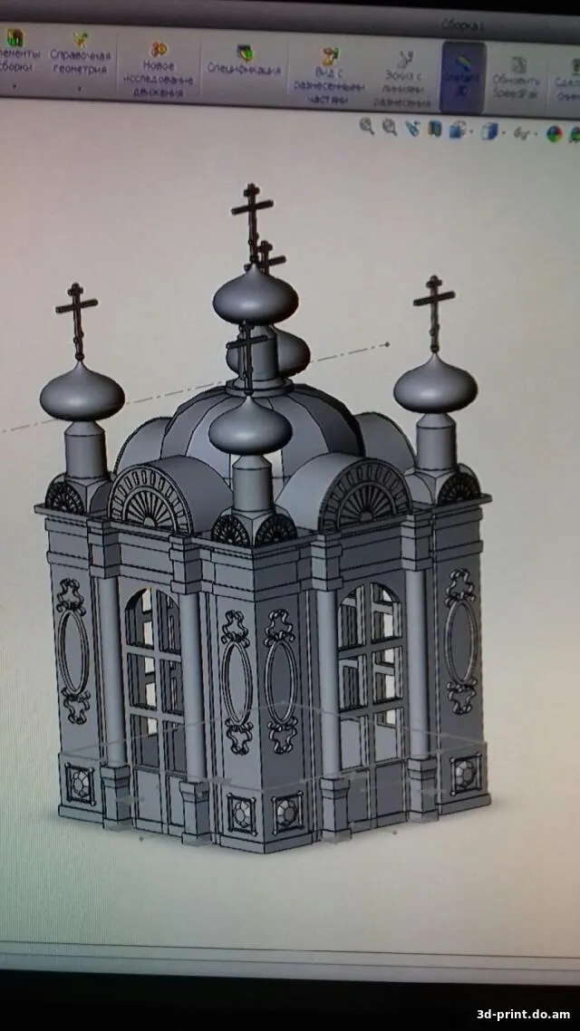 3D-модель "Часовня 2"