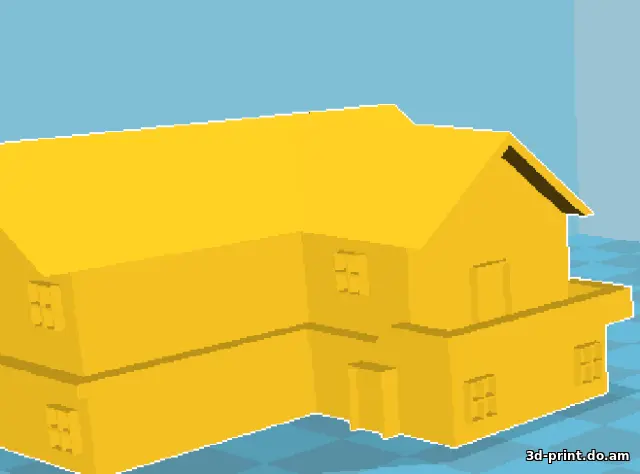 3D-модель "Дачный дом"