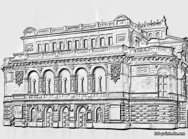 3D-модель "Нижегородский драматический театр"