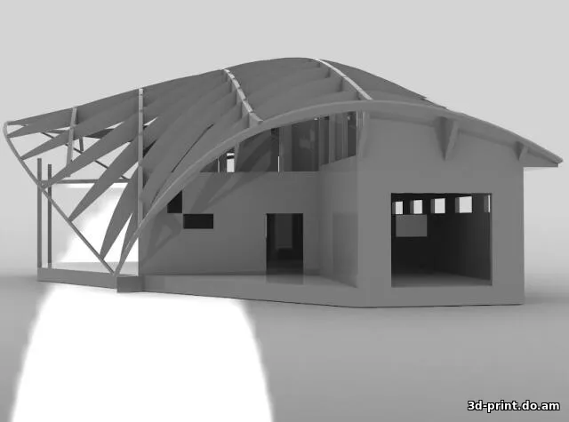 3D-модель "Дом 2" 3D-модель "Дом 2"