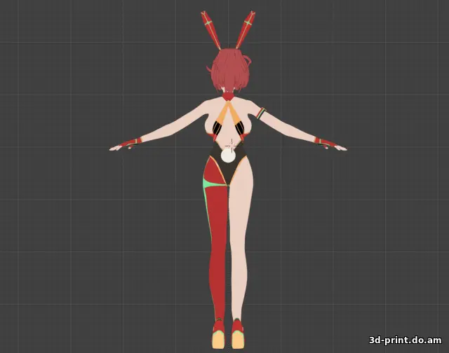 3D-модель "Anime Bunny girl" 3D-модель "Anime Bunny girl"