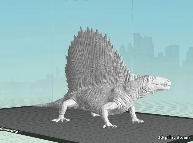 3D-модель "Dimetrodon / Диметродо́н"