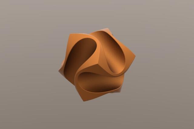 3D-модель "Геометрическая скульптура_14"