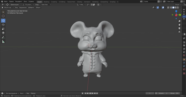 3D-модель "Мышка"