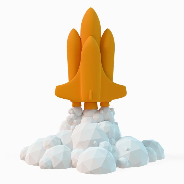 3D-модель "Ракета-носитель" 3D-модель "Ракета-носитель"