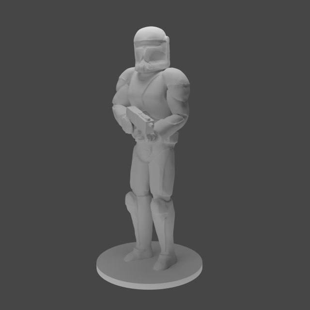 3D-модель "Фигурка клона-коммандос" 3D-модель "Фигурка клона-коммандос"