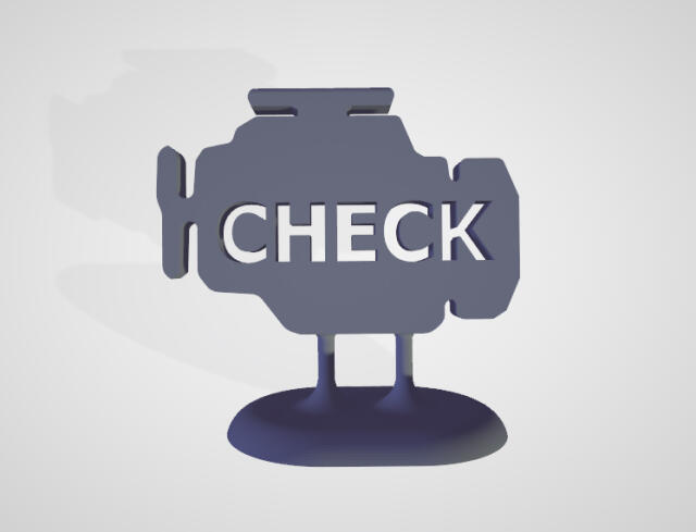 3D-модель "СТАТУЭТКА CHECK"