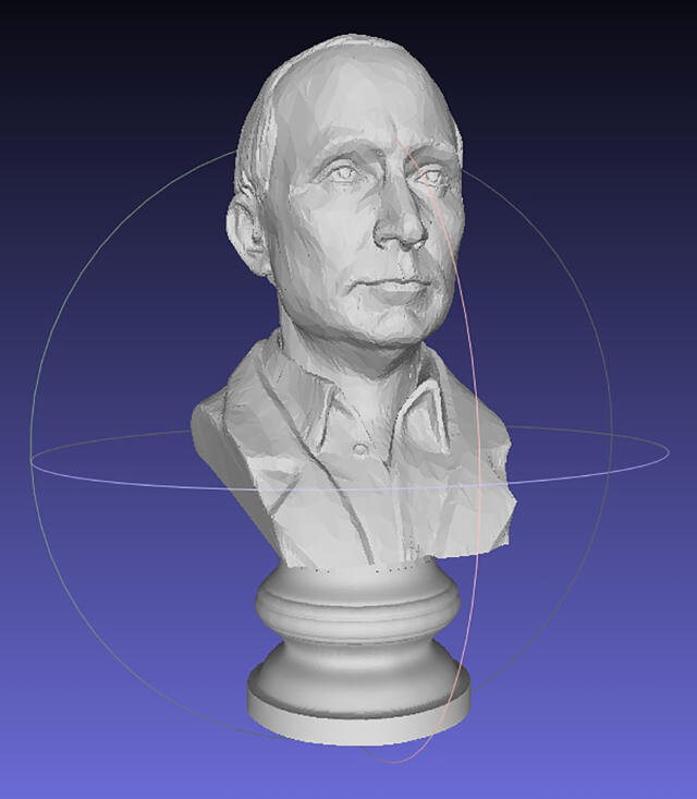 3D-модель "Бюст Путин В.В."