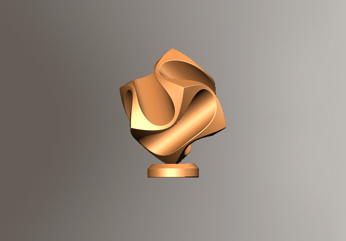 3D-модель "Геометрическая скульптура_14"