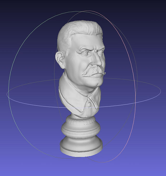3D-модель "Бюст Сталин И.В."