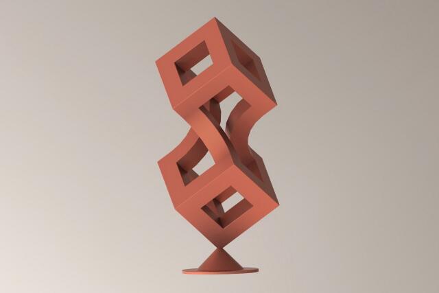 3D-модель "Геометрическая скульптура_11"