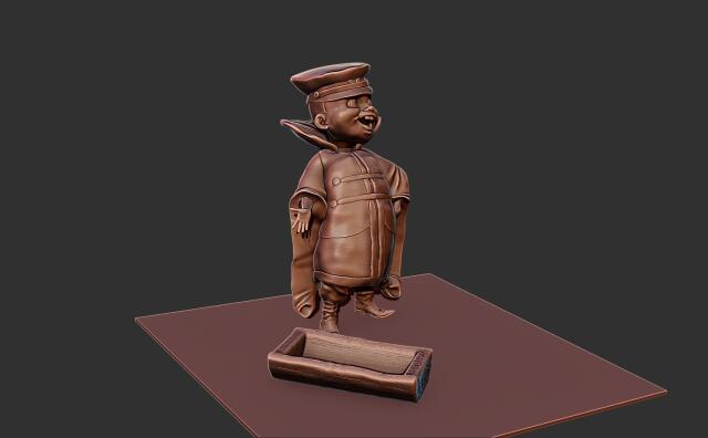 3D-модель "Вовка в Тридевятом царстве"