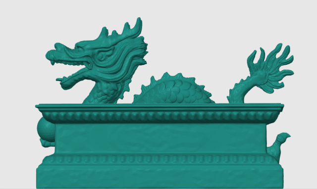 3D-модель "Китайский дракон" ШКАТУЛКА