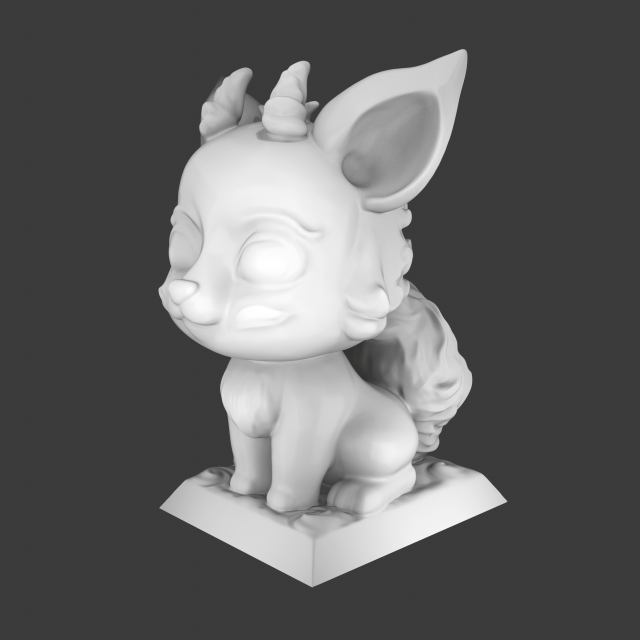3D-модель "Милый Зверь" 3D-модель "Милый Зверь"