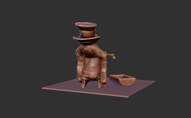 3D-модель "Вовка в Тридевятом царстве"