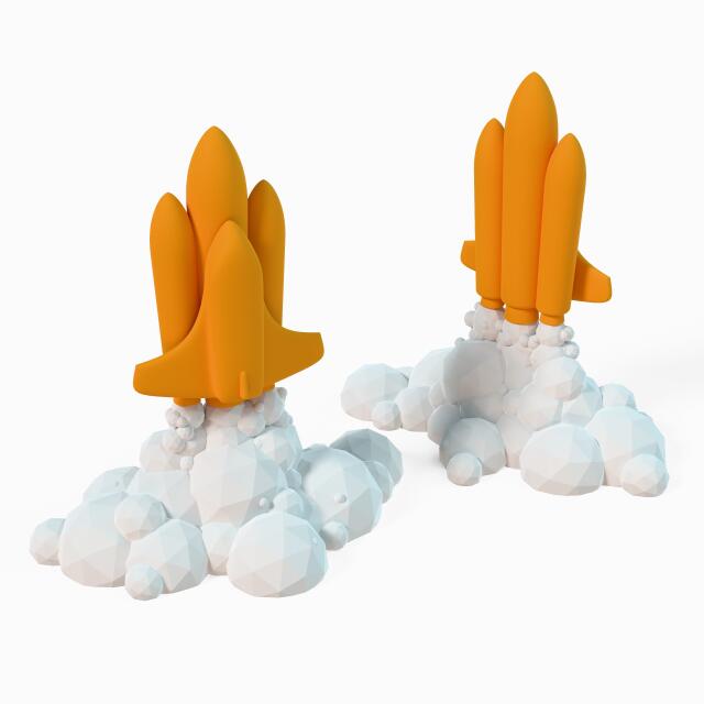 3D-модель "Ракета-носитель"