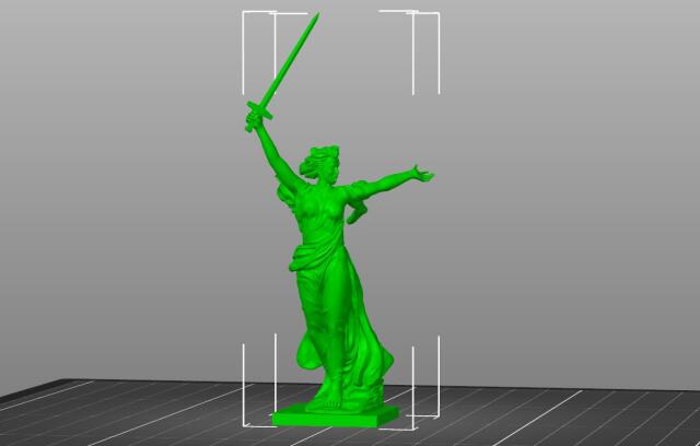 3D-модель "Родина-мать зовет"