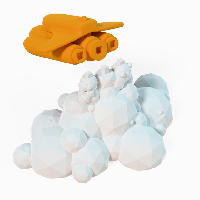 3D-модель "Ракета-носитель" 3D-модель "Ракета-носитель"