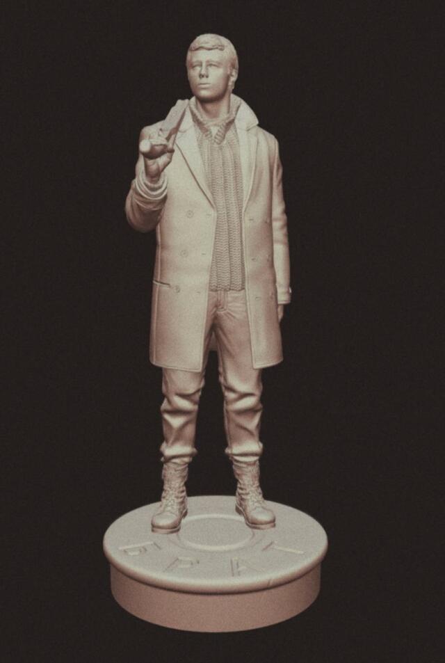 3D-модель "БРАТ (Сергей Бодров)" 3D-модель "БРАТ (Сергей Бодров)"
