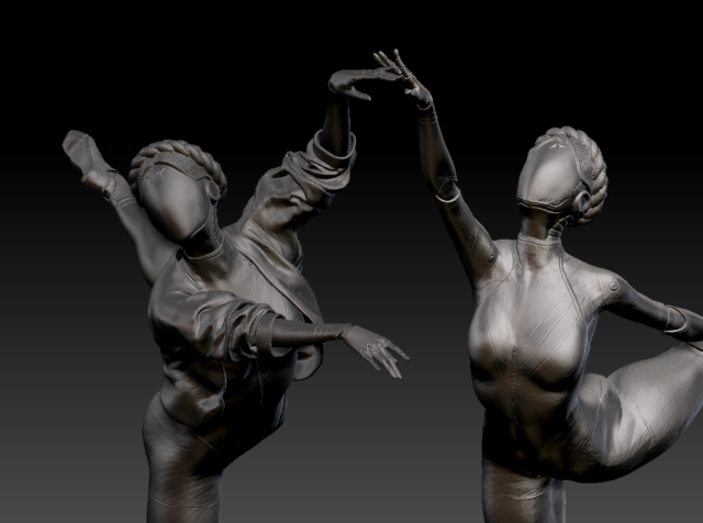 3D-модель "Правая близняшка" 3D-модель "Правая близняшка"