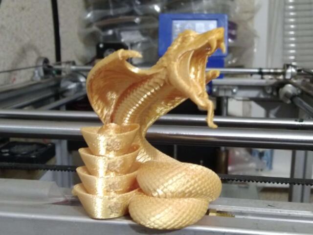 3D-модель "Китайская Змея на деньгах"