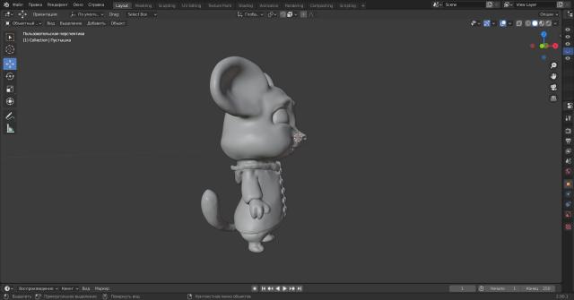 3D-модель "Мышка" 3D-модель "Мышка"