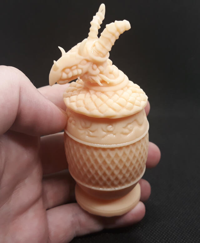 3D-модель "Урна ваза дракон"