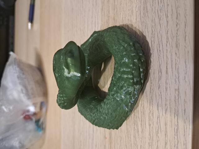 3D-модель "Змея с чешуей"