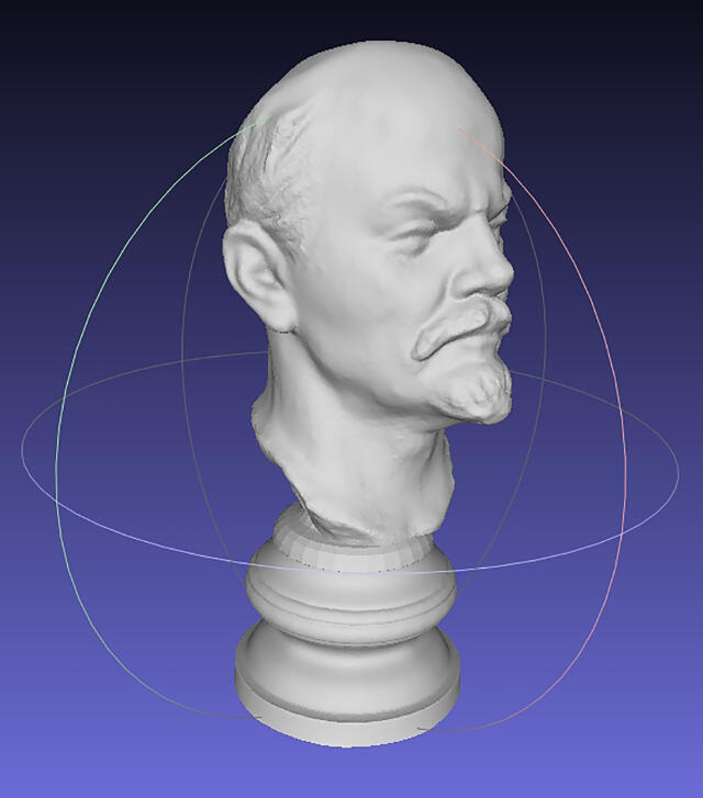 3D-модель "Бюст Ленин В.И."