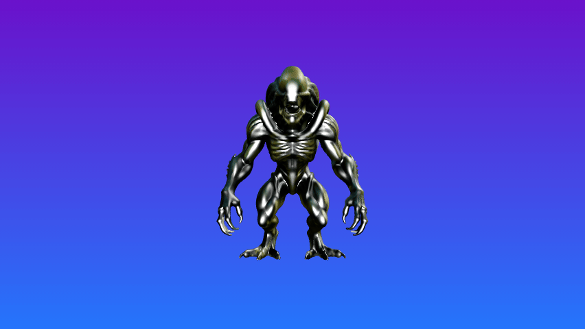 3D-модель "Aliens_02 / Чужой"