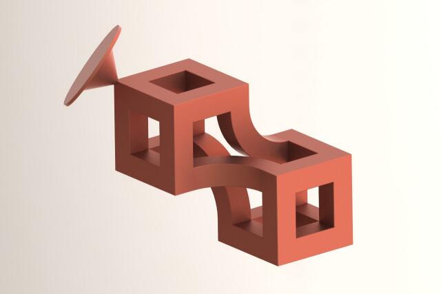 3D-модель "Геометрическая скульптура_11" 3D-модель "Геометрическая скульптура_11"