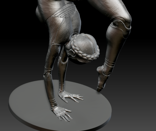 3D-модель "Балерина-робот"