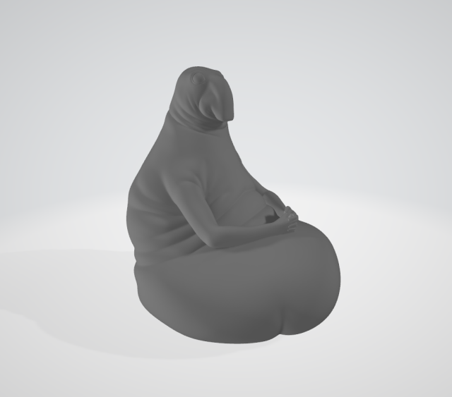 3D-модель "Ждун с поддержкой"