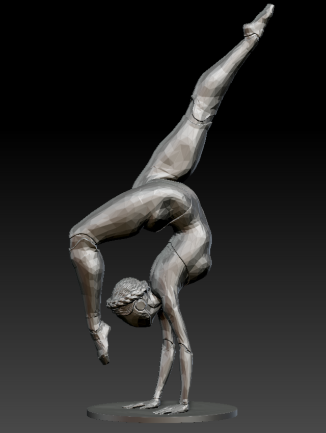 3D-модель "Балерина-робот"